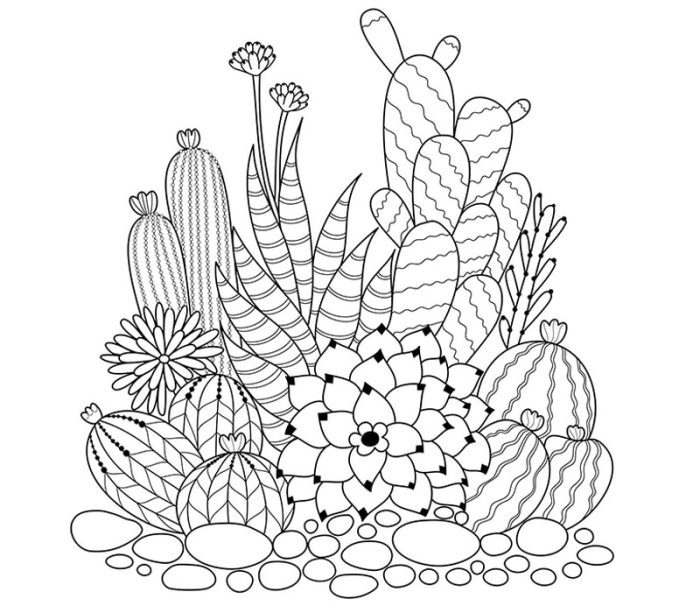 Pretty Simple Coloring Book - Nature Scenes - Image 3