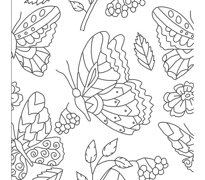 Pretty Simple Coloring Book - Nature Scenes - Image 2