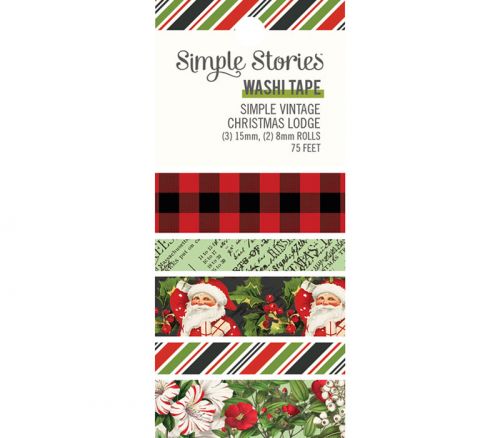 Simple Stories Washi Tape - Simple Vintage Christmas Lodge