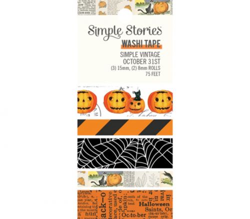 Simple Stories Washi Tape - Simple Vintage October 31st
