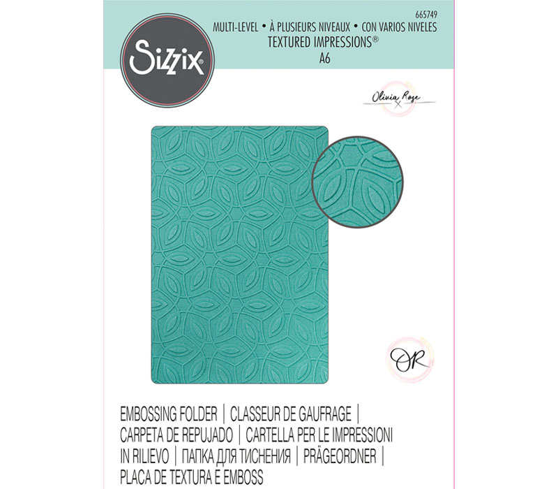 EMBOSSING FOLDER- Tapestry