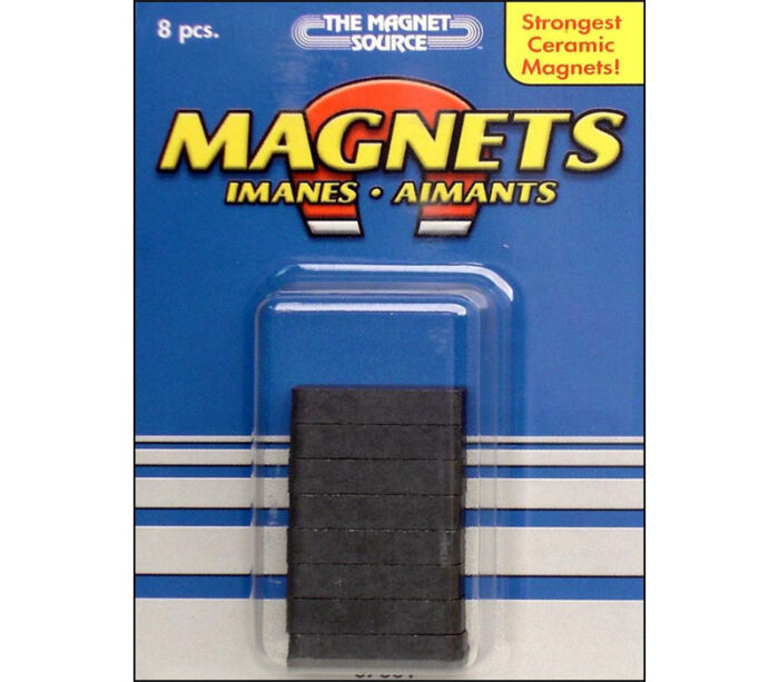 The Magnet Source - Magnet Ceramic Block 7/8-inch 8 piece