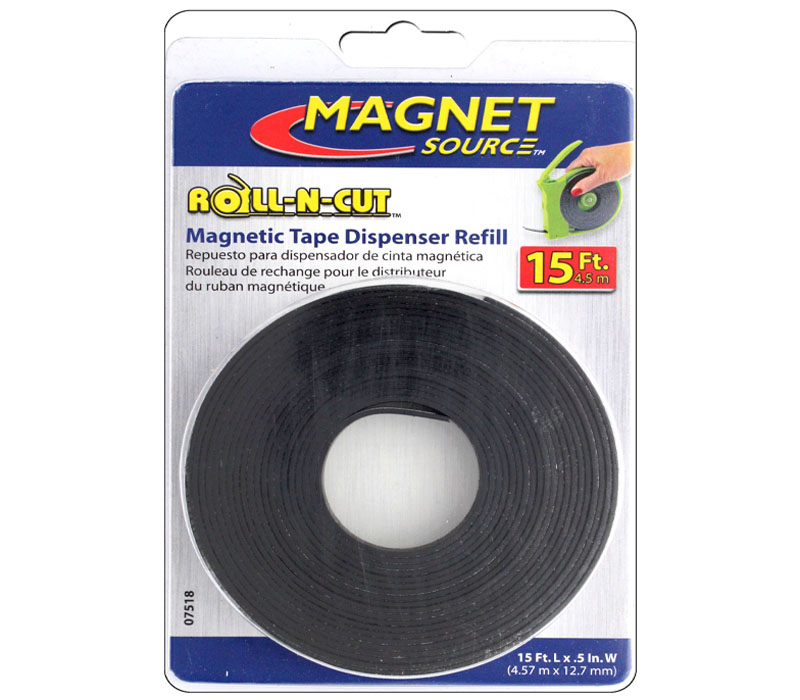 The Magnet Source Magnet Roll N Cut Refill - 15-foot