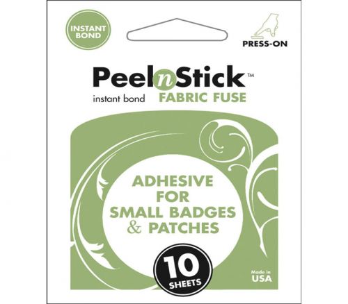Therm O Web Peel n Stick Fabric Fuse - 2-1/8-inch x 2-1/2-inch - 10 Piece