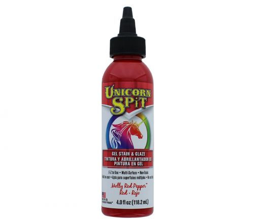 Eclectic Unicorn Spit Gel Stain - 4-ounce - Molly Red Pepper
