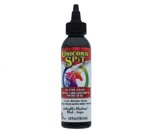 Eclectic Unicorn Spit Gel Stain - 4-ounce - Midnight Blackness