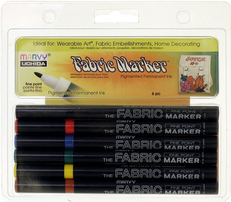 2-Pack Fabric Chalk Markers for Sewing and Quilting - White and Yellow –  Impresa Products
