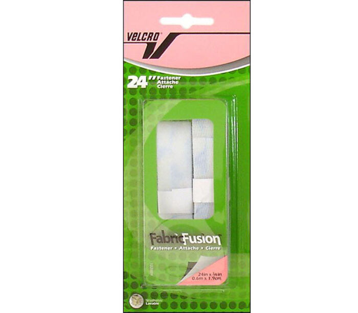 Velcro Iron On Tape - 3/4-inch x 24-inch - White