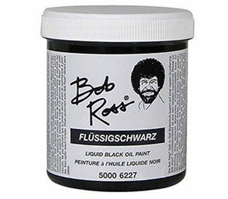 Bob Ross Liquid Black 250Ml-Black