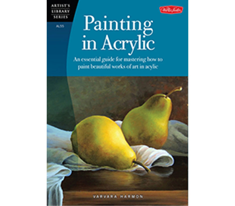 Artist Library Painting In Acrylic