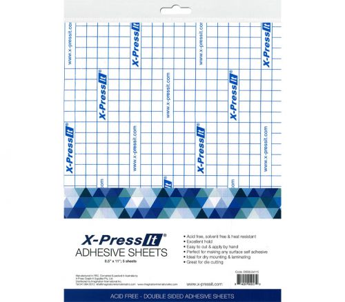 X-Press It Adhesive Sheet - 5 Piece - 8-1/2-inch x 11-inch