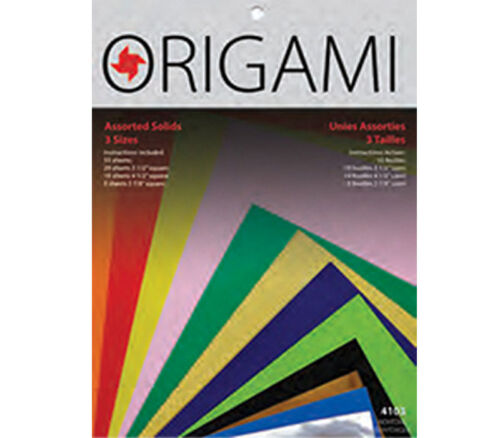 Yasutomo Origami - Assorted Sizes and Colors - 55 Sheets