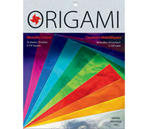Yasutomo Origami Paper - Assorted Metallic Colors - 36 Sheets