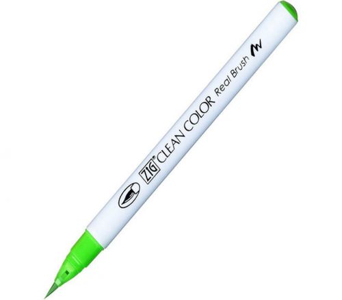Zig Clean Color Real Brush Mark - Fluorescent Green 004