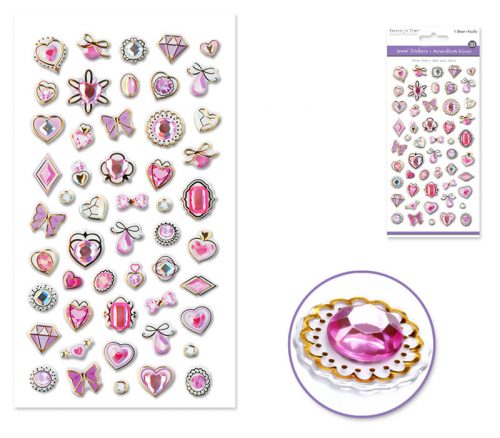 MultiCraft 3D Jewel Adornment Stickers - Sapphire