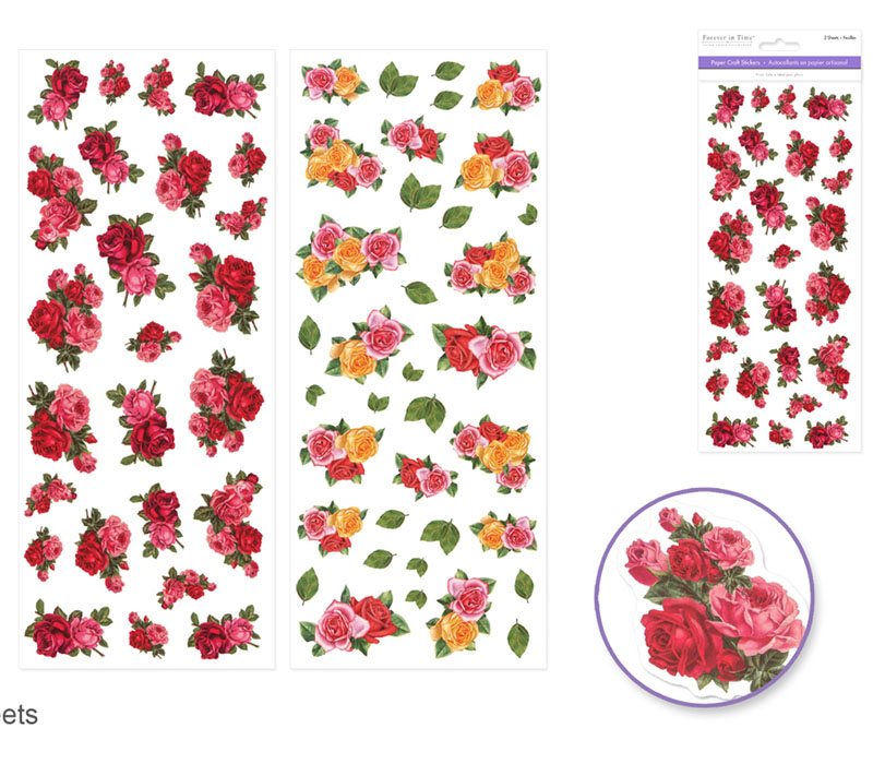 MultiCraft Sticker Set - Rose Medley