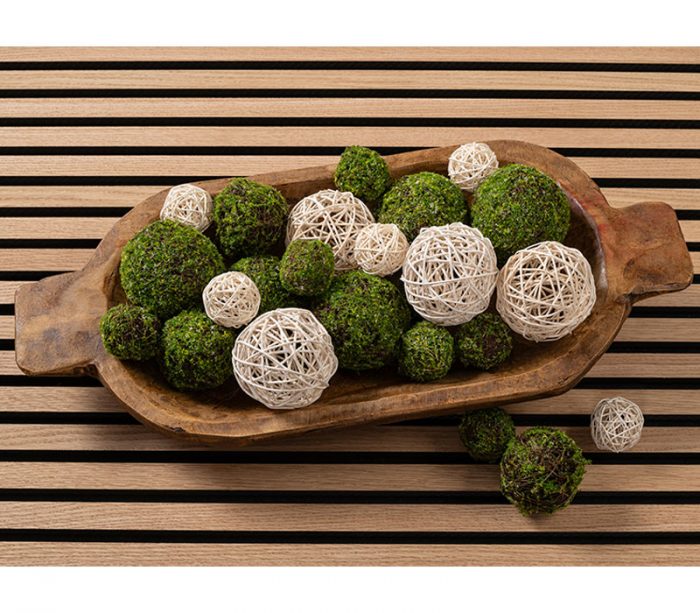 Rattan Ball Fillers - Small - 12 Piece