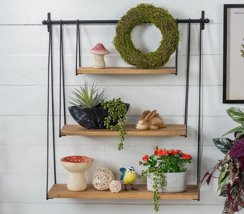 3 Tier Wall Hanger with Shelves