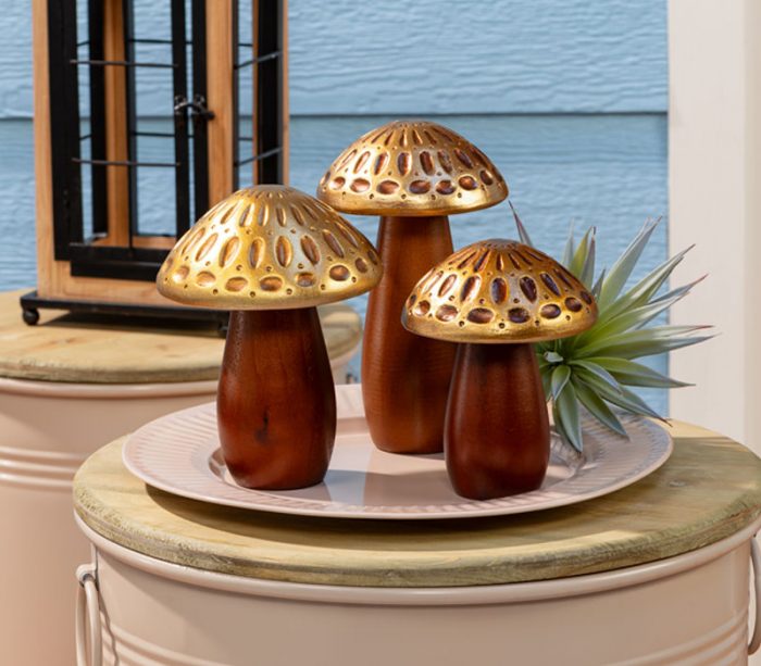 Resin Decor Mushrooms