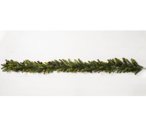 Angle Pine and Pine Cones Garland - 6-foot