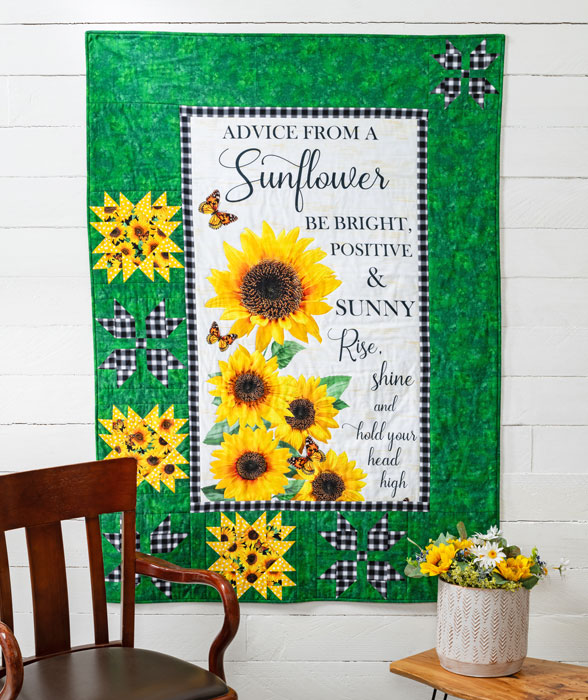 Advice from a Sunflower Fabric Collection
