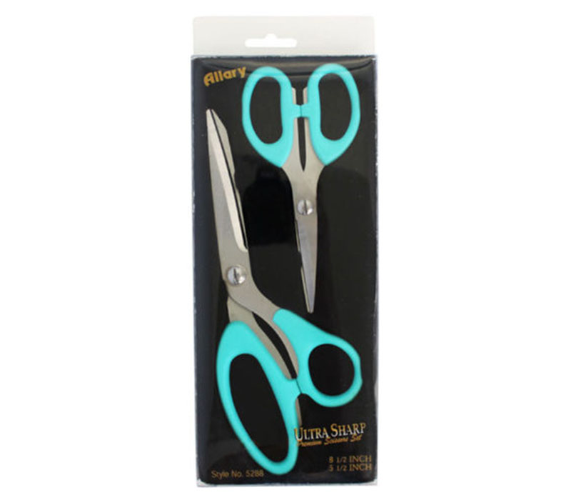 Allary Scissor Set - 2 Piece - Ultra Sharp 8.5-inch and 5.5-inch