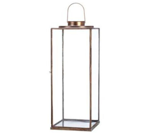 Iron and Glass Lantern - Large