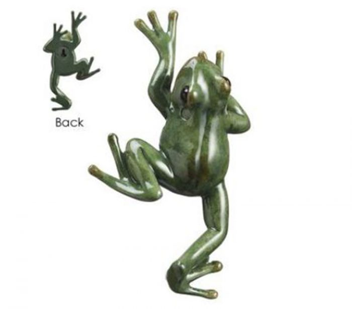 Frog Wall Decor - Green - 6-inch