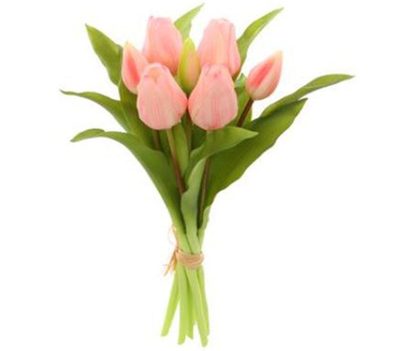 Real Touch Tulip Bouquet - 11.75-inch
