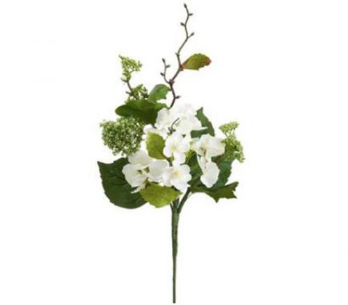 Hydrangea Snowball Pick - 17-inch