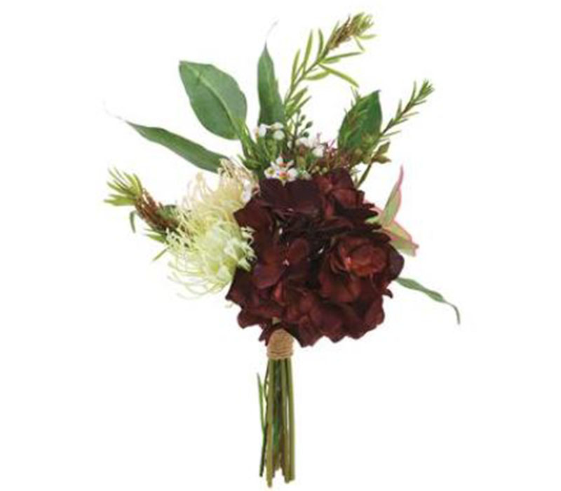 Hydrangea Waxflower Bouquet - 13-inch