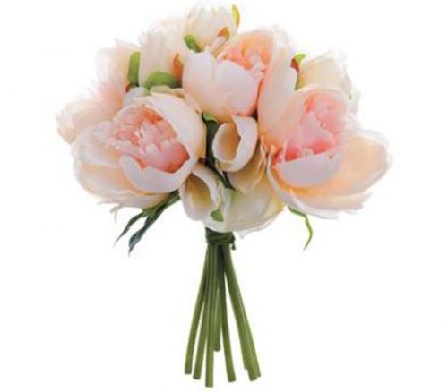 Peony Bouquet - 9-inch - Blush