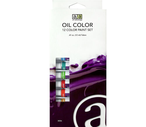 Art Advantage - Paint Set Oil .41-ounce 12 Color