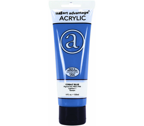 Art Advantage - Acrylic Paint 4-ounce Cobalt Blue