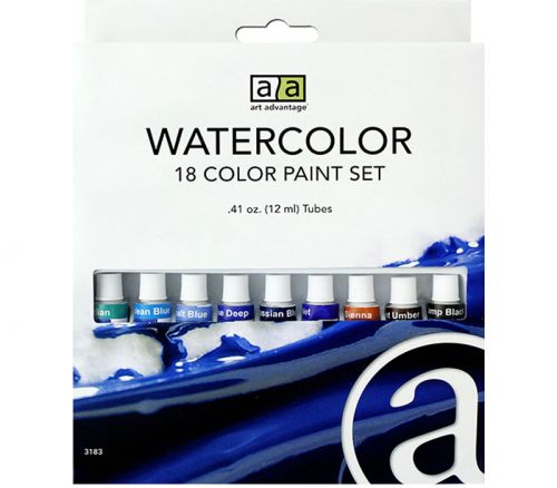 Art Advantage - Paint Set Watercolor .41-ounce 18 Color