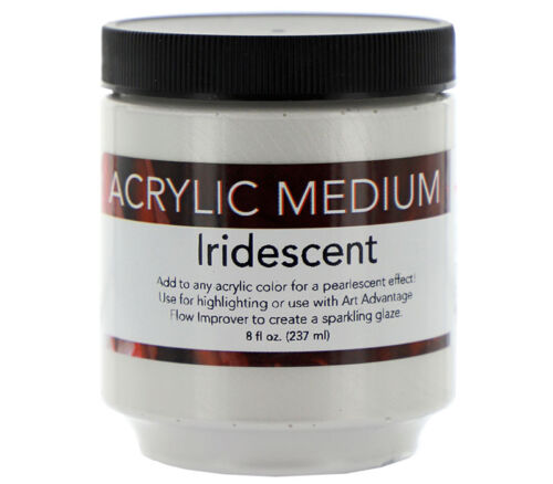 Art Advantage - Acrylic Medium 8-ounce Iridescent