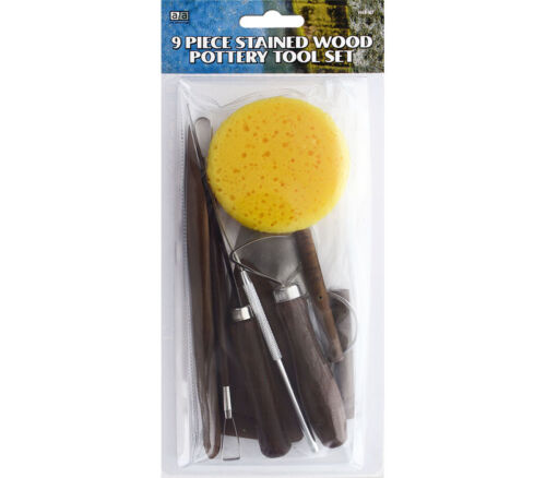 Art Advantage - Pottery Tool Kit With Fettling Knife Stained