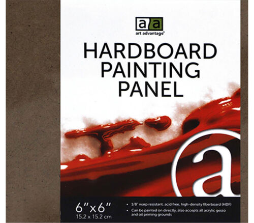 Art Advantage - Hardboard Painting Panel 6-inch x 6-inch