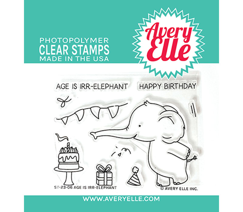Avery Elle Age is Irr-Elephant Stamp