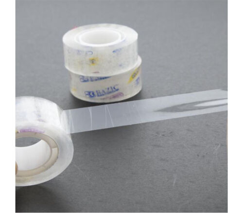 Bazic Crystal Clear Tape - 3 Piece