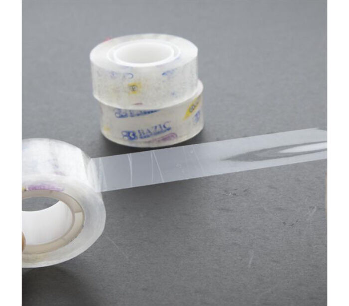Bazic Crystal Clear Tape - 3 Piece