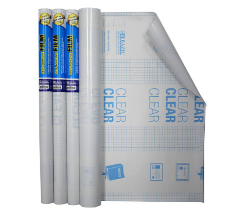 Bazic Self Adhesive Book Cover - Clear - 1 Piece