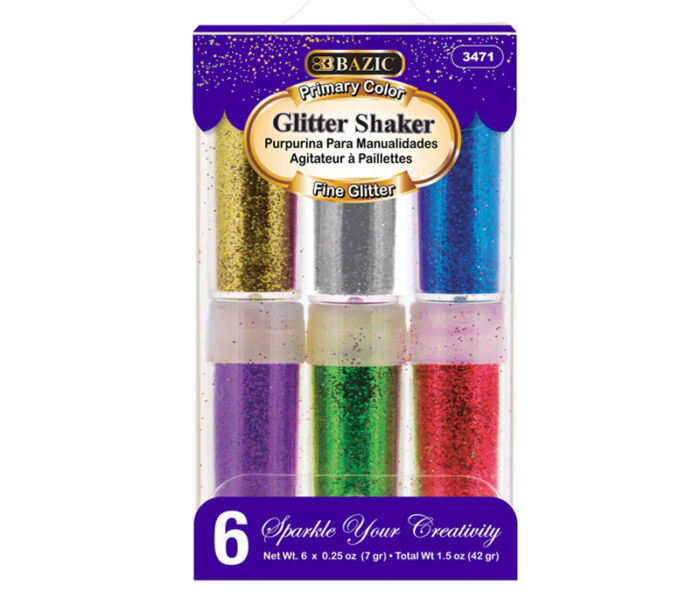 Primary Color Glitter Pack