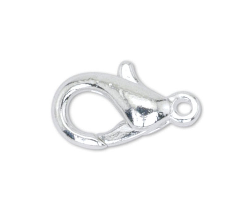 Beadalon Lobster Clasp - Silver Plated - 5 Piece
