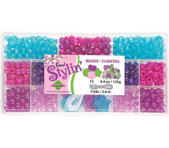 The Beadery Bead Box Kit - Stylin Berry Brights