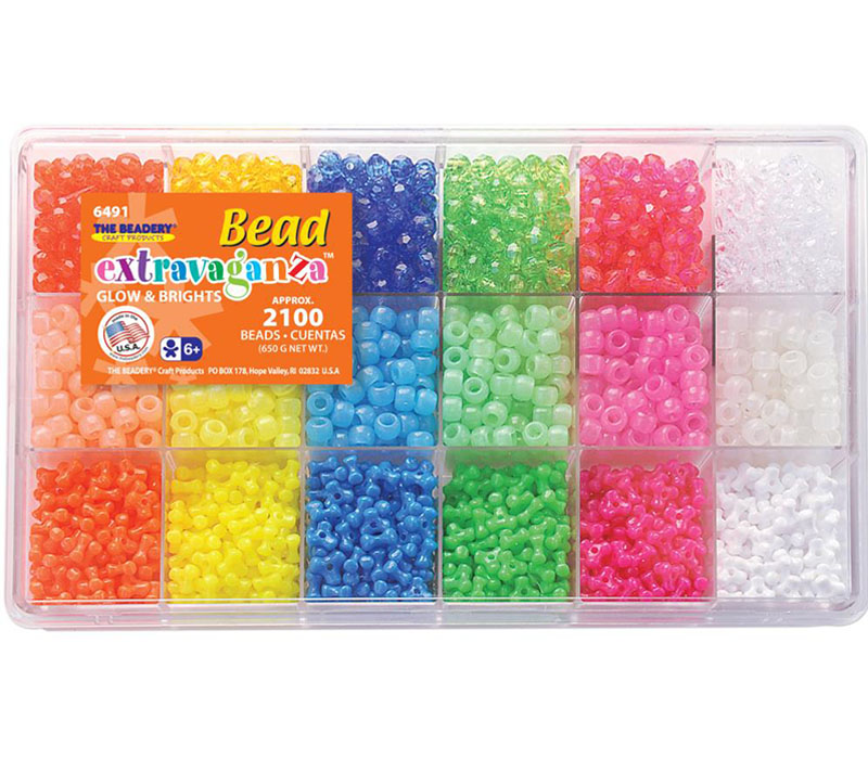 The Beadery Bead Box Kit - Extravaganza Glow and Brights