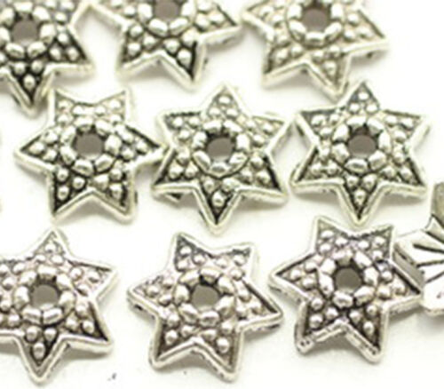 Cap - Star - Antique Silver Plated