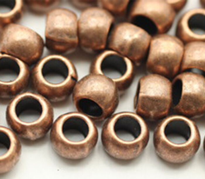 Bead - Round - Antique Copper Plated