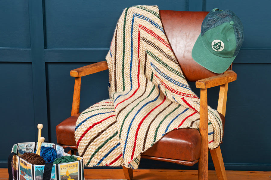 Knit this Bias National Parks Blanket – Corner to Corner – Free Pattern