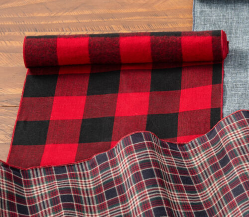 Red and Black Buffalo Plaid Table Runner